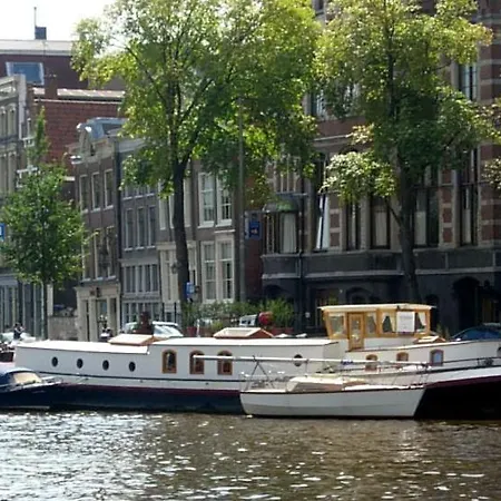 Art Deco Houseboat On Super Location Botel Amsterdam